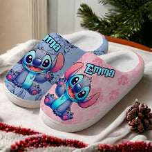 Load image into Gallery viewer, Personalized Ohana Slippers Custom Name Gift for Kids