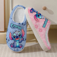 Load image into Gallery viewer, Personalized Ohana Slippers Custom Name Gift for Kids