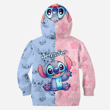 Load image into Gallery viewer, Personalized Ohana Hoodie and Leggings Set for Kids - Custom Name Gift