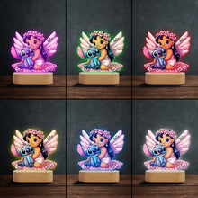 Load image into Gallery viewer, Personalized Ohana Shaped Plaque Light Base for Friends & Family