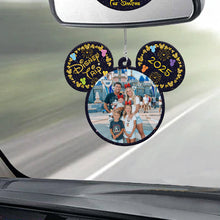 Load image into Gallery viewer, Personalized Disney Photo Car Ornament Custom Name Gift