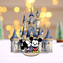 Load image into Gallery viewer, Personalized 2 Layered Freestanding Mouse Gift for Couples | GradoCreations