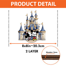 Load image into Gallery viewer, Personalized 2 Layered Freestanding Mouse Gift for Couples | GradoCreations