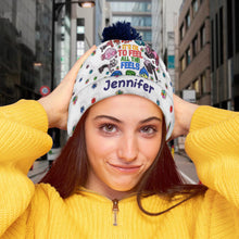 Load image into Gallery viewer, Personalized Beanie Hat Custom Name Gift for Kids & Teens