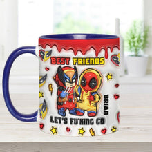 Load image into Gallery viewer, Personalized Accent Mug Best Friends Custom Name Gift