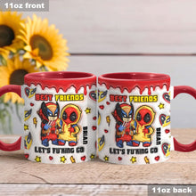 Load image into Gallery viewer, Personalized Accent Mug Best Friends Custom Name Gift