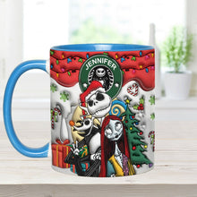 Load image into Gallery viewer, Personalized Nightmare Accent Mug Custom Name Gift for Halloween