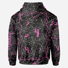 Load image into Gallery viewer, Personalized Breast Cancer Awareness All Over Shirt for Halloween