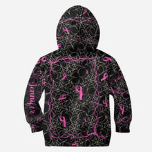 Load image into Gallery viewer, Personalized Breast Cancer Awareness All Over Shirt for Halloween