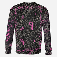 Load image into Gallery viewer, Personalized Breast Cancer Awareness All Over Shirt for Halloween