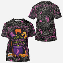 Load image into Gallery viewer, Personalized Breast Cancer Awareness All Over Shirt for Halloween