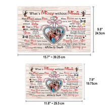 Load image into Gallery viewer, Personalized Rectangle Wood Sign Custom Photo Gift for Couples