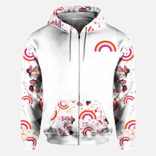 Load image into Gallery viewer, Personalized All-Over Print LGBT Support T-Shirt and Hoodie for Couple Gift