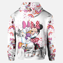 Load image into Gallery viewer, Personalized All-Over Print LGBT Support T-Shirt and Hoodie for Couple Gift