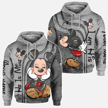 Load image into Gallery viewer, Personalized LGBT Couple Hoodie Custom Name All Over Sweatshirt