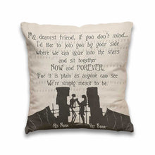 Load image into Gallery viewer, Personalized Couple Throw Pillow Custom Names Gift Idea