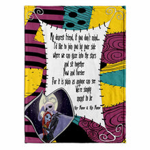 Load image into Gallery viewer, Personalized Couple Blanket Custom Design Gift for Anniversary