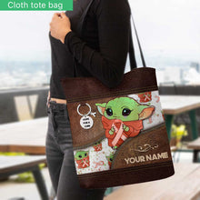 Load image into Gallery viewer, Personalized Multiple Sclerosis Awareness Tote Bag with Custom Name