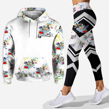 Load image into Gallery viewer, Personalized Autism Awareness Hoodie & Leggings Custom Name Gift