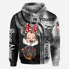Load image into Gallery viewer, Personalized Mickey Mouse All Over T-shirt and Hoodie Gift for Couples