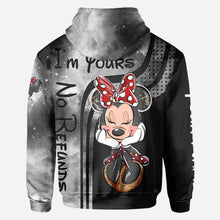 Load image into Gallery viewer, Personalized Mickey Mouse All Over T-shirt and Hoodie Gift for Couples