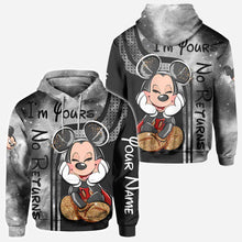 Load image into Gallery viewer, Personalized Mickey Mouse All Over T-shirt and Hoodie Gift for Couples