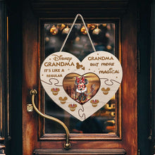 Load image into Gallery viewer, Personalized Wooden Heart Sign for Grandma - Custom Name Gift for Mother's Day