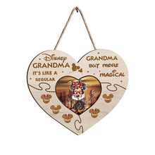 Load image into Gallery viewer, Personalized Wooden Heart Sign for Grandma - Custom Name Gift for Mother's Day
