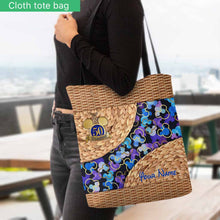 Load image into Gallery viewer, Personalized 50th Anniversary Mouse Ears Tote Bag Custom Name