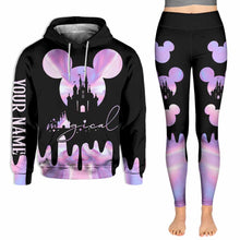 Load image into Gallery viewer, Personalized Mickey Mouse Hoodie and Leggings Set for Kids & Adults | Magical Gift