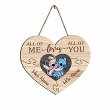 Load image into Gallery viewer, Personalized Ohana Wood Sign with Names | Unique Couple Gift
