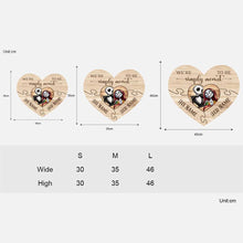Load image into Gallery viewer, Personalized Puzzle Heart Wood Sign Custom Names Gift for Couple