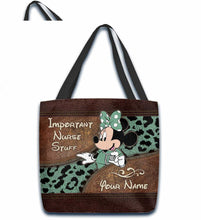 Load image into Gallery viewer, Personalized Tote Bag for Nurses with Custom Name Gift