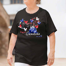 Load image into Gallery viewer, Personalized Happiest Grandma Independence Day T-shirt & Hoodie Gift