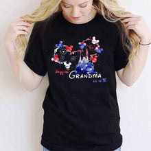 Load image into Gallery viewer, Personalized Happiest Grandma Independence Day T-shirt & Hoodie Gift