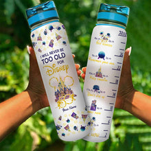 Load image into Gallery viewer, Personalized Disney Water Tracker Bottle Custom Name Gift
