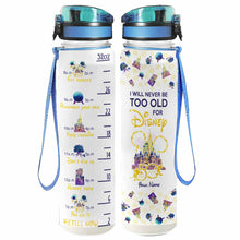 Load image into Gallery viewer, Personalized Disney Water Tracker Bottle Custom Name Gift