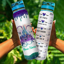 Load image into Gallery viewer, Personalized Water Tracker Bottle Custom Name 50th Birthday Gift