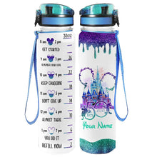 Load image into Gallery viewer, Personalized Water Tracker Bottle Custom Name 50th Birthday Gift