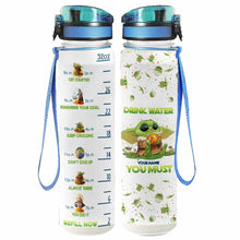 Load image into Gallery viewer, Personalized Water Tracker Bottle with Infuser for Hydration