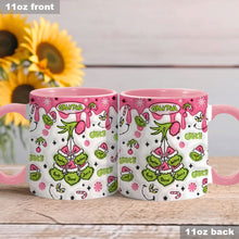 Load image into Gallery viewer, Personalized Christmas Accent Mug for Grandma Custom Name Gift
