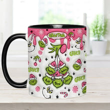 Load image into Gallery viewer, Personalized Christmas Accent Mug for Grandma Custom Name Gift