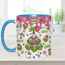 Load image into Gallery viewer, Personalized Christmas Accent Mug for Grandma Custom Name Gift