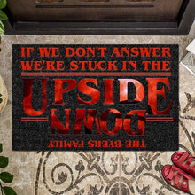 Load image into Gallery viewer, Personalized Stranger Things Doormat Custom Family Name Gift