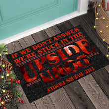 Load image into Gallery viewer, Personalized Stranger Things Doormat Custom Family Name Gift