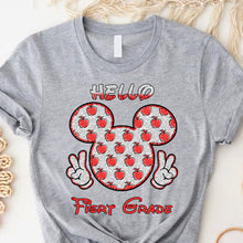 Load image into Gallery viewer, Personalized Teacher T-shirt & Hoodie with Glitter Print Gift for Back to School