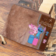 Load image into Gallery viewer, Personalized Passport Holder for Couples Travel with Names