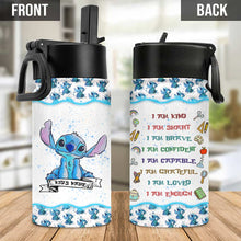 Load image into Gallery viewer, Personalized Kids Water Bottle Custom Name Ohana Gift