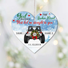 Load image into Gallery viewer, Personalized Heart-Shaped Christmas Ornament Custom Names Gift
