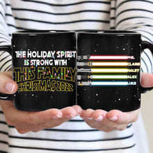 Load image into Gallery viewer, Personalized Christmas Family Mug Custom Name Gift 11oz